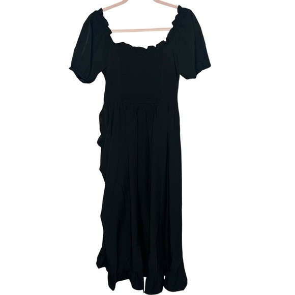 Scarlet Darkness Women Victorian Square Neck Drawstring Lace Maxi Dress NWOT - Picture 5 of 15